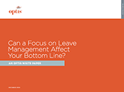 Can a Focus on Leave Management Affect Your Bottom Line?
